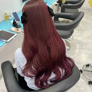 カラー akari🎀🤍 ガーリーstyleのヘアスタイル