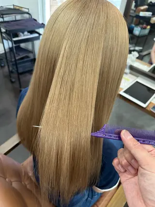 ロング カラー 上田 直樹のヘアスタイル