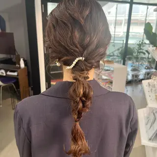 セミロング ヘアアレンジ Nico所属・Nico🌛 Karenのネイルデザイン