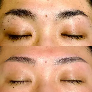 ショート メンズ アイブロウ メンズ眉毛ワックス 青山英憲のヘアスタイル