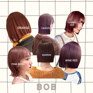 ショート カラー 松本優香/ボブ/ダ ブルカラー/髪質改善のヘアスタイル