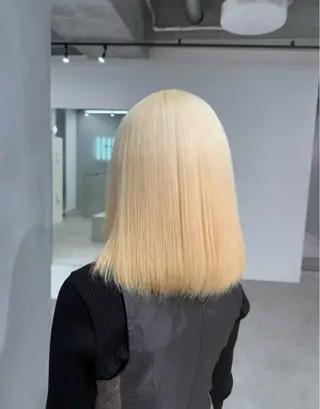 カラー hair salon dot.tokyo color所属・🎀ハイトーンカラー /ₐᵧᵤₘᵢ🎀のヘアスタイル