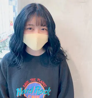 ミディアム カラー 立川/シールエクステ /みづきのヘアスタイル