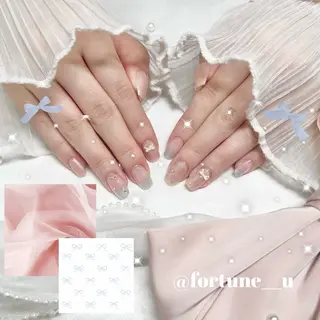 ネイル 1/21空✩.💜 Yuuna💜のネイルデザイン