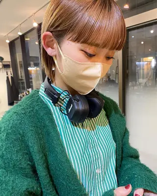 ショート W所属・小林 朋花のヘアスタイル