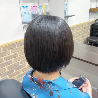 ショート JUNSHIN🦋 ヘアセット／カラーのヘアスタイル