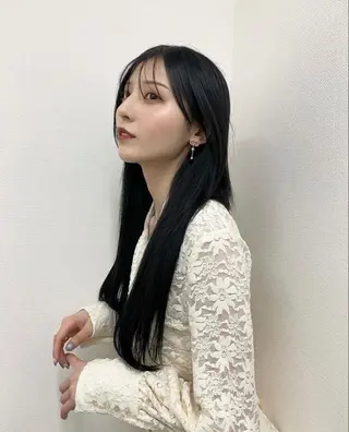 ロング カラー ヘアアレンジ 透明感ラベンダー💗 SHOのヘアスタイル