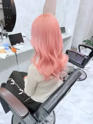 ロング カラー 🌈派手髪ハイトーン 🌈鈴木亮太🌈のヘアスタイル