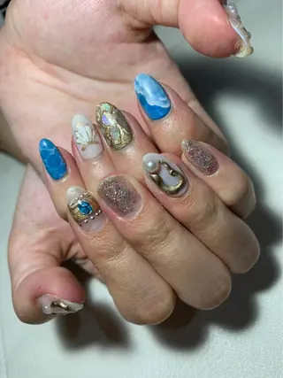 ネイル マルサンカクシカク所属・○△□ 守口市のネイルデザイン