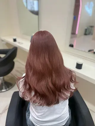 ミディアム カラー 🎀🫧透明感 ピンクラベンダー💟のヘアスタイル