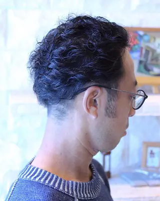 ショート パーマ 土居 正季のヘアスタイル