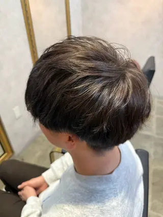 ショート カラー メンズ オルソーヘアー所属・mako /カラーモデル募集中のヘアスタイル