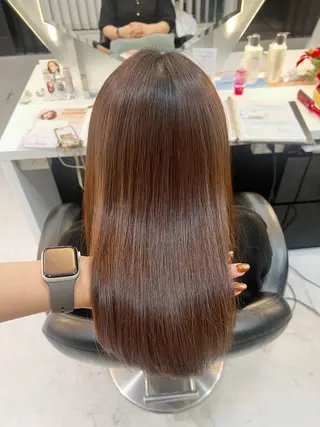 セミロング 韓国風顔まわり/ベー ジュ/マツエク♡美咲のマツエク・マツパデザイン