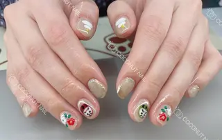 ネイル 神田 ココナッツのネイルデザイン