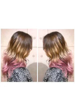 セミロング カラー ブリーチ/髪質改善 🍊店長MASAKiのヘアスタイル