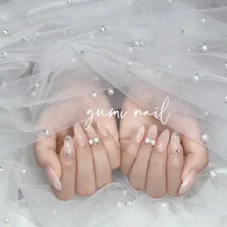 ネイル 𝐲𝐮𝐦𝐢🎀 長さ出しデザイン専門のネイルデザイン