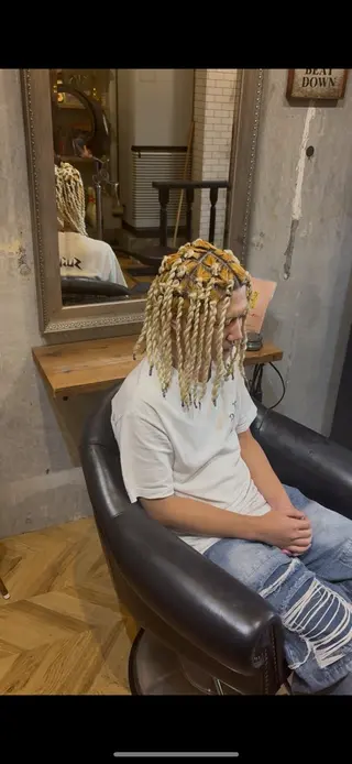 ヘアアレンジ コーンロウ/ ブレイズ　大田竜也のヘアスタイル