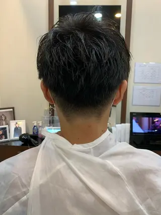 ショート メンズ ❣️モードケイズ塚口 和田一将のヘアスタイル