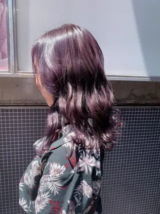 セミロング カラー 縮毛矯正/髪質改善 /韓国風　山川春輝のヘアスタイル