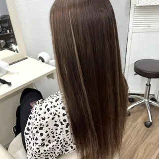 ロング GLOSS 心斎橋 山上のヘアスタイル