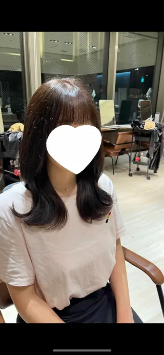 セミロング レイヤー/韓国ヘア /LILICAのヘアスタイル