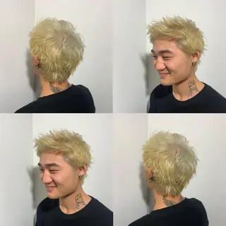 メンズ もにか🌞原宿/渋谷 🌝ブリーチカラーのヘアスタイル