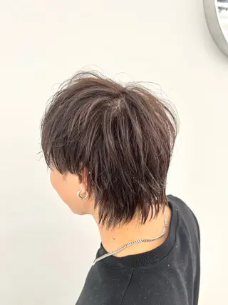 ミディアム カラー メンズ 渡部 優輝のヘアスタイル