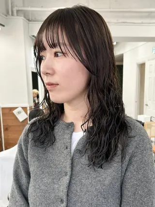 ロング カラー レイヤーボブ/ 艶カラー/サナ🌼のヘアスタイル