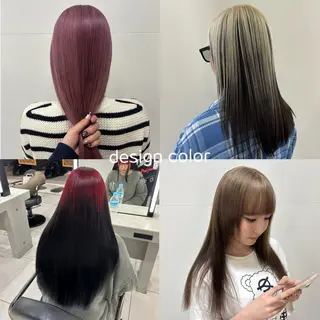 ミディアム カラー 🫧🎀SARA/ ブリーチ/金山💓のヘアスタイル