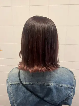 ミディアム カラー ヘアアレンジ honen RUKAのヘアスタイル
