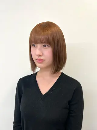 ミディアム カラー ブリーチカラー🦋‪ 田中さくらのヘアスタイル