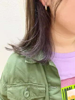 ミディアム カラー レイヤー/大人メンズ パーマ🌀 平島拓也のヘアスタイル