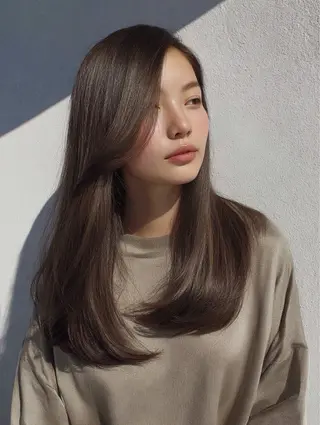 ロング カラー 表参道/中明度カラー /レイヤー/Youのヘアスタイル