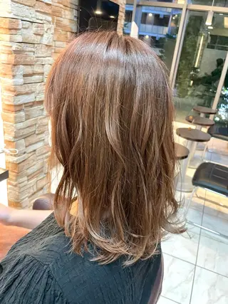 セミロング 新籾 尚哉のヘアスタイル