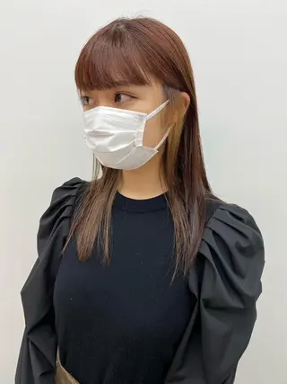 ミディアム カラー lar 立川南口所属・レイヤーボブ/ボブ 仲川和人のヘアスタイル