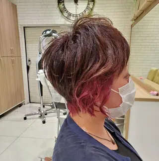 ショート カラー 中村 和貴 ＜Ash津田沼＞のヘアスタイル