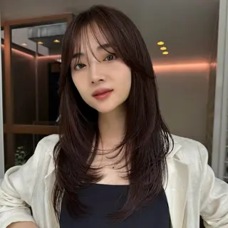 ロング 🌀渋谷ボブパーマ 🌀河野瑠太のヘアスタイル