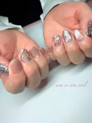 ネイル arm in arm ︎✿Yamamotoのマツエク・マツパデザイン