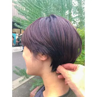 ショート カラー センスをお届けします 大谷将生INFPのヘアスタイル