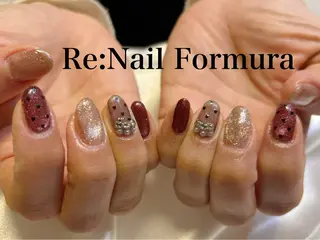 ミディアム Re:Nail Formula所属・kido chieのネイルデザイン