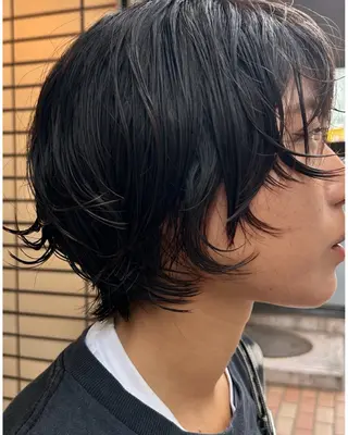 ショート パーマ デザインカット/ パーマ/nanaのヘアスタイル