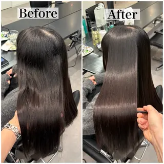 ロング 原田 優花のヘアスタイル