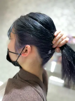 ロング カラー AGU hair vigor 三条店所属・AGU 三条店 林　雄のヘアスタイル