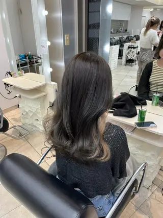 ロング 韓国レイヤー×モテ髪 /MITSUKI🤍のヘアスタイル