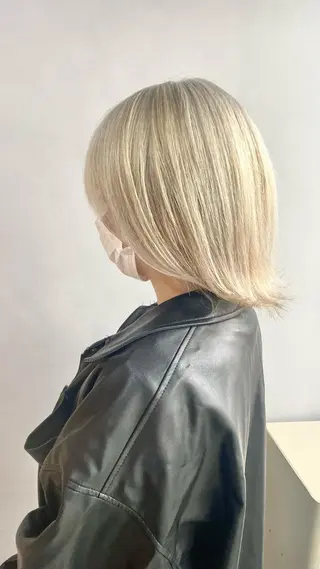 ミディアム カラー 🪐SOURCE 塚口　シマブクロ🪐のヘアスタイル