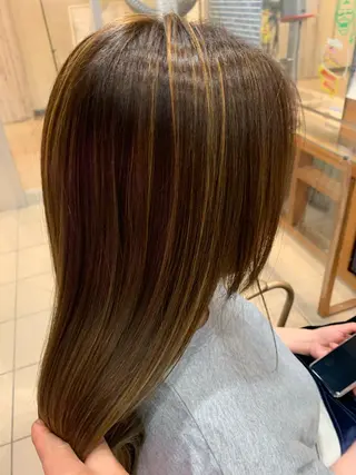 ロング カラー 松戸　kiju オーナースタイリストのヘアスタイル