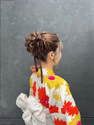 ロング ヘアアレンジ 参列♡デートゆるふわ ヘアメイク🎀みゆうのヘアスタイル