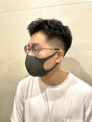 ショート メンズ Graceful BarBer platinum所属・無料メンズカット💈 遠山泰輝のヘアスタイル