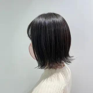 セミロング カラー I'S.横浜所属・赤み消しカラー 🍀JUNKIのヘアスタイル