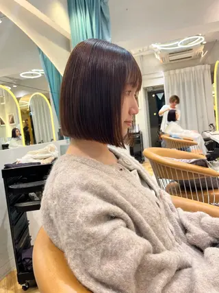 ショート カラー 池袋/似合わせ/縮毛 髪質改善【ugen】のヘアスタイル
